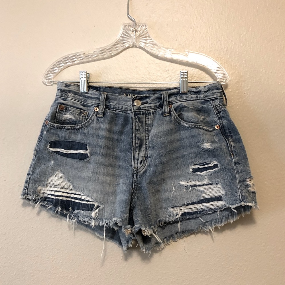 American eagle hi rise festival midi size 8 shorts